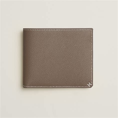 hermes 658647|H Sellier Compact wallet .